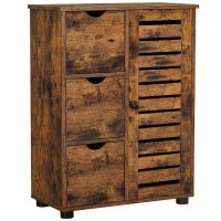 VASAGLE Badschrank braun 60,0 x 30,0 x 80,0 cm