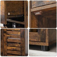 VASAGLE Badschrank braun 60,0 x 30,0 x 80,0 cm