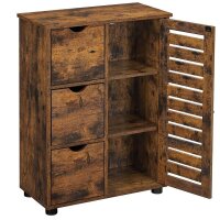 VASAGLE Badschrank braun 60,0 x 30,0 x 80,0 cm