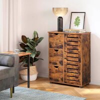 VASAGLE Badschrank braun 60,0 x 30,0 x 80,0 cm