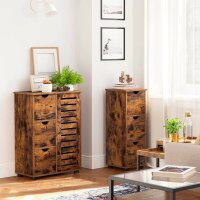 VASAGLE Badschrank braun 60,0 x 30,0 x 80,0 cm