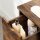 VASAGLE Badschrank braun 60,0 x 30,0 x 80,0 cm