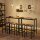 VASAGLE Bartisch-Set, schwarz Holz, Metall, 3-teilig