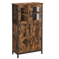 VASAGLE Aktenschrank, LSC260B01 braun 2 Fachböden...
