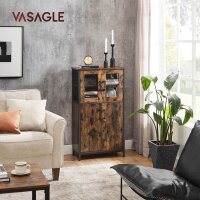 VASAGLE Aktenschrank, LSC260B01 braun 2 Fachböden 60,0 x 30,0 x 108,0 cm