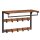VASAGLE Wandgarderobe braun Holz 10 Haken 65,0 x 42,0 cm, 1 St.
