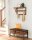 VASAGLE Wandgarderobe braun Holz 10 Haken 65,0 x 42,0 cm, 1 St.