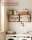VASAGLE Wandgarderobe braun Holz 10 Haken 65,0 x 42,0 cm, 1 St.