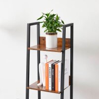 VASAGLE Bücherregal braun, schwarz 33,8 x 30,0 x 170,0 cm, 1 St.