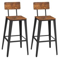 VASAGLE Barhocker LBC078B01 braun, 2 St.