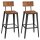 VASAGLE Barhocker LBC078B01 braun, 2 St.