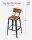VASAGLE Barhocker LBC078B01 braun, 2 St.