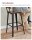 VASAGLE Barhocker LBC078B01 braun, 2 St.