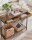 VASAGLE Konsolentisch rechteckig Spanplatte braun 100,0 x 30,0 x 80,0 cm, 1 St.