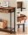 VASAGLE Konsolentisch rechteckig Spanplatte braun 100,0 x 30,0 x 80,0 cm, 1 St.