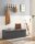SONGMICS Sitztruhe LSF077G04V1 dunkelgrau Stoff 110,0 cm