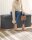 SONGMICS Sitztruhe LSF077G04V1 dunkelgrau Stoff 110,0 cm