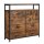 VASAGLE Schuhschrank, LBS803B01 braun 1 Fachboden 98,3 x 30,0 x 95,0 cm