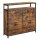 VASAGLE Schuhschrank, LBS803B01 braun 1 Fachboden 98,3 x 30,0 x 95,0 cm