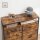 VASAGLE Schuhschrank, LBS803B01 braun 1 Fachboden 98,3 x 30,0 x 95,0 cm