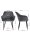 SONGMICS Sessel dunkelgrau schwarz Stoff 62,5 x 60,0 x 85,0 cm, 1 St.