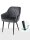 SONGMICS Sessel dunkelgrau schwarz Stoff 62,5 x 60,0 x 85,0 cm, 1 St.