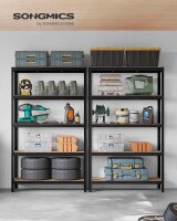 SONGMICS Schwerlastregal GLR060B01 schwarz 120,0 x 60,0 x...