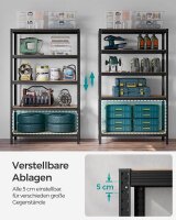 SONGMICS Schwerlastregal GLR060B01 schwarz 120,0 x 60,0 x 200,0 cm