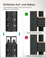 SONGMICS Schwerlastregal GLR060B01 schwarz 120,0 x 60,0 x 200,0 cm