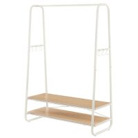 VASAGLE Kleiderständer braun Metall 6 Haken 100,0 x...