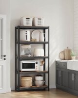 SONGMICS Schwerlastregal GLR040B11 schwarz, braun 90,0 x 40,0 x 180,0 cm