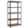 SONGMICS Schwerlastregal GLR050B11 schwarz, braun 100,0 x 50,0 x 200,0 cm