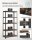 SONGMICS Schwerlastregal GLR050B11 schwarz, braun 100,0 x 50,0 x 200,0 cm