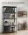 SONGMICS Schwerlastregal GLR050B11 schwarz, braun 100,0 x 50,0 x 200,0 cm