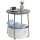 VASAGLE Beistelltisch rund Spanplatte grau 45,0 x 45,0 x 50,0 cm, 1 St.