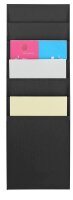 PAPERFLOW Wandprospekthalter schwarz DIN A4 6...