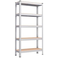 SONGMICS Schwerlastregal GLR030E01 silber 75,0 x 30,0 x...
