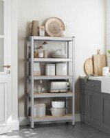SONGMICS Schwerlastregal GLR030E01 silber 75,0 x 30,0 x 150,0 cm