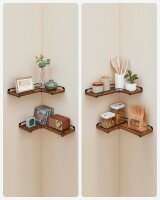VASAGLE Wandregale-Set vintagebraun, schwarz 29,0 / 40,0 x 14,0 x 4,0 cm, 1 Set