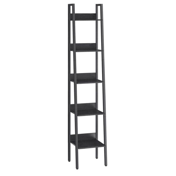 VASAGLE Bücherregal schwarz 33,8 x 30,0 x 170,0 cm, 1 St.