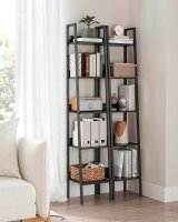 VASAGLE Bücherregal schwarz 33,8 x 30,0 x 170,0 cm, 1 St.