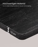 VASAGLE Wandregale-Set schwarz 29,0 / 40,0 x 14,0 x 4,0 cm, 1 Set