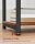 VASAGLE Beistelltisch rechteckig Spanplatte braun 34,0 x 30,0 x 58,0 cm, 1 St.