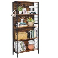 VASAGLE Bücherregal braun, schwarz 74,0 x 30,0 x...