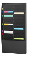 PAPERFLOW Sortiertafel schwarz DIN A4 50 Fächern 54,4 x 12,9 x 112,0 cm, 1 St.
