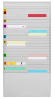 PAPERFLOW Sortiertafel grau DIN A4 50 Fächern 54,4 x 12,9 x 112,0 cm, 1 St.