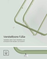 VASAGLE Beistelltisch rund Spanplatte grün 45,0 x 45,0 x 50,0 cm, 1 St.