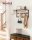 VASAGLE Wandgarderobe braun Holz 10 Haken 80,0 x 42,0 cm, 1 St.