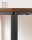 VASAGLE Schreibtisch braun rechteckig, 4-Fuß-Gestell schwarz 100,0 x 50,0 cm