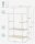 SONGMICS Kleiderständer RDR02WT weiß Metall 114,0 x 139,0 / 171,0 cm, 1 St.